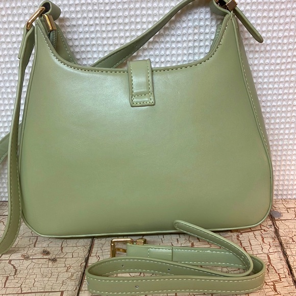 Leather Hobo Baguette - Picture 3 of 9